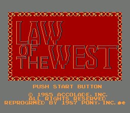 Law of the West (Japan)