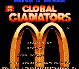 Mick & Mack as the Global Gladiators (USA) (1993-05-28) (Proto) (Alt)
