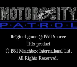 Motor City Patrol (USA)