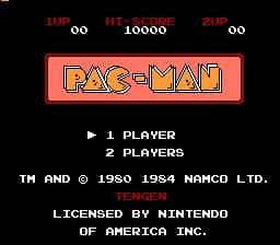 Pac-Man (USA) (Tengen)