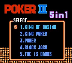 Poker III (Asia) (Ja) (Unl)
