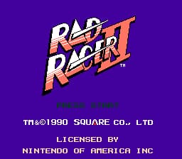 Rad Racer II (USA)