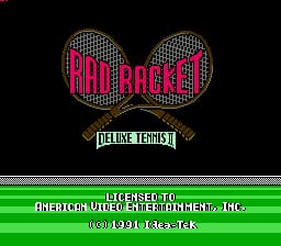 Rad Racket - Deluxe Tennis II (Asia) (En) (Unl)