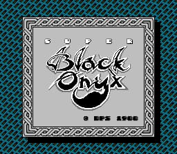 Super Black Onyx (Japan)