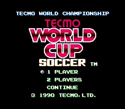 Tecmo World Cup Soccer (Japan)