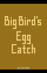 Big Bird's Egg Catch (1983) (Atari) (PAL) [!]