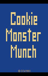 Cookie Monster Munch (1983) (Atari) (PAL) [!]