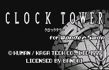 Clock Tower for WonderSwan (Japan) (Rev 1)