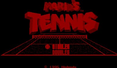 Mario's Tennis (Japan, USA)
