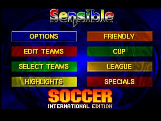Sensible Soccer - International Edition (World)