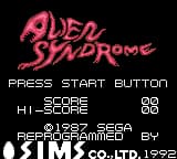 Alien Syndrome (Japan)