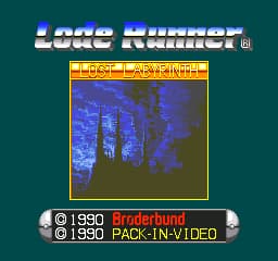 Lode Runner - Lost Labyrinth (Japan)