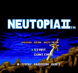 Neutopia II (USA)