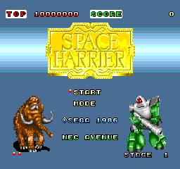 Space Harrier (Japan)