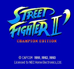 Street Fighter II' - Champion Edition (Japan)