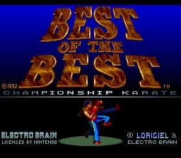 Best of the Best - Championship Karate (USA)