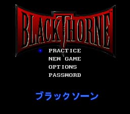 Blackthorne - Fukushuu no Kuroki Toge (Japan)