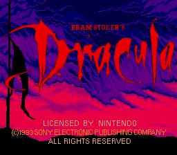 Bram Stoker's Dracula (Europe)