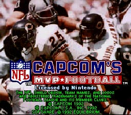 Capcom's MVP Football (USA)
