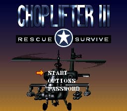 Choplifter III - Rescue-Survive (USA) (Beta 1)