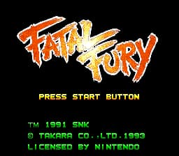Fatal Fury (Europe)
