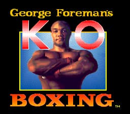 George Foreman's KO Boxing (USA) (Rev 1)