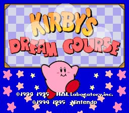 Kirby's Dream Course (USA)