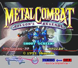 Metal Combat - Falcon's Revenge (USA)