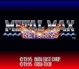 Metal Max Returns (Japan)