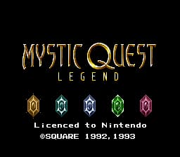 Mystic Quest Legend (France)