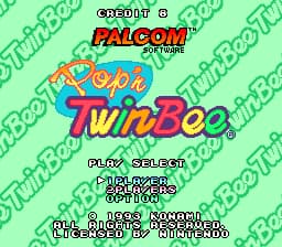 Pop'n TwinBee (USA, Europe) (Switch Online)