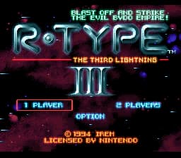 R-Type III (Europe) (Virtual Console)