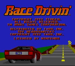 Race Drivin' (USA) (Beta)