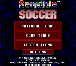 Sensible Soccer - European Champions (Europe) (En,Fr,De,It)