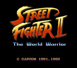 Street Fighter II (Japan) (Virtual Console)