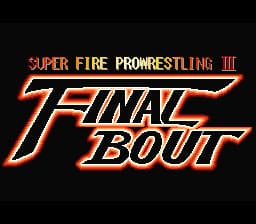 Super Fire Pro Wrestling III - Final Bout (Japan)