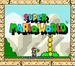 Super Mario World - Super Mario Bros. 4 (Japan) (Classic Mini, Switch Online)