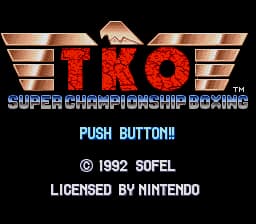 TKO Super Championship Boxing (USA) (Sample) (August, 1992)