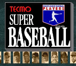 Tecmo Super Baseball (Japan) (En)