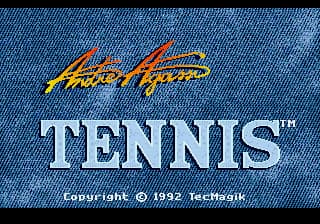 Andre Agassi Tennis (USA) (Beta) (August, 1992)