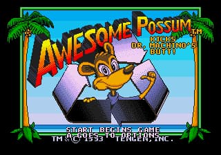 Awesome Possum Kicks Dr Machino's Butt! (USA) (Beta 1)