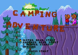 Berenstain Bears' Camping Adventure, The (USA) (Beta) (1994-07-09)