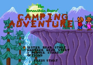 Berenstain Bears' Camping Adventure, The (USA) (Beta) (1994-08-02)