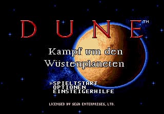 Dune II - Kampf um den Wuestenplaneten (Germany)