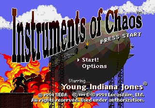 Instruments of Chaos Starring Young Indiana Jones (USA) (Beta) (1993-12-28)