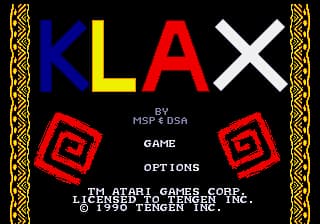 Klax (USA, Europe) (Tengen) (Beta) (1990-06-21)