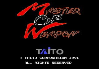 Master of Weapon (Japan)