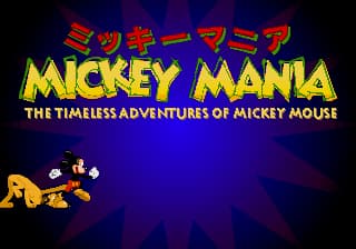 Mickey Mania - The Timeless Adventures of Mickey Mouse (Japan)