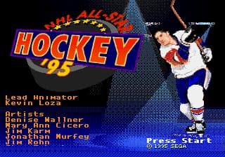 NHL All-Star Hockey 95 (USA) (Beta) (1994-10-01)