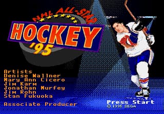 NHL All-Star Hockey 95 (USA) (Beta) (1994-11-29)